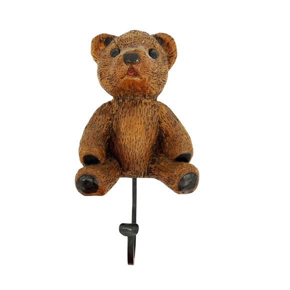 Large Teddy Bear Wall Mount Hook Baby Room Decor - Picture 1 of 9